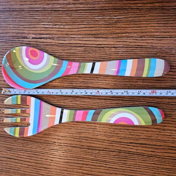 French Bull Melamine Serving Bowl and 2-piece Salad Servers - Picture 7 of 7